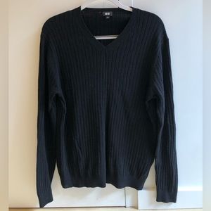 UNIQLO Black Mens Sweater, Size L